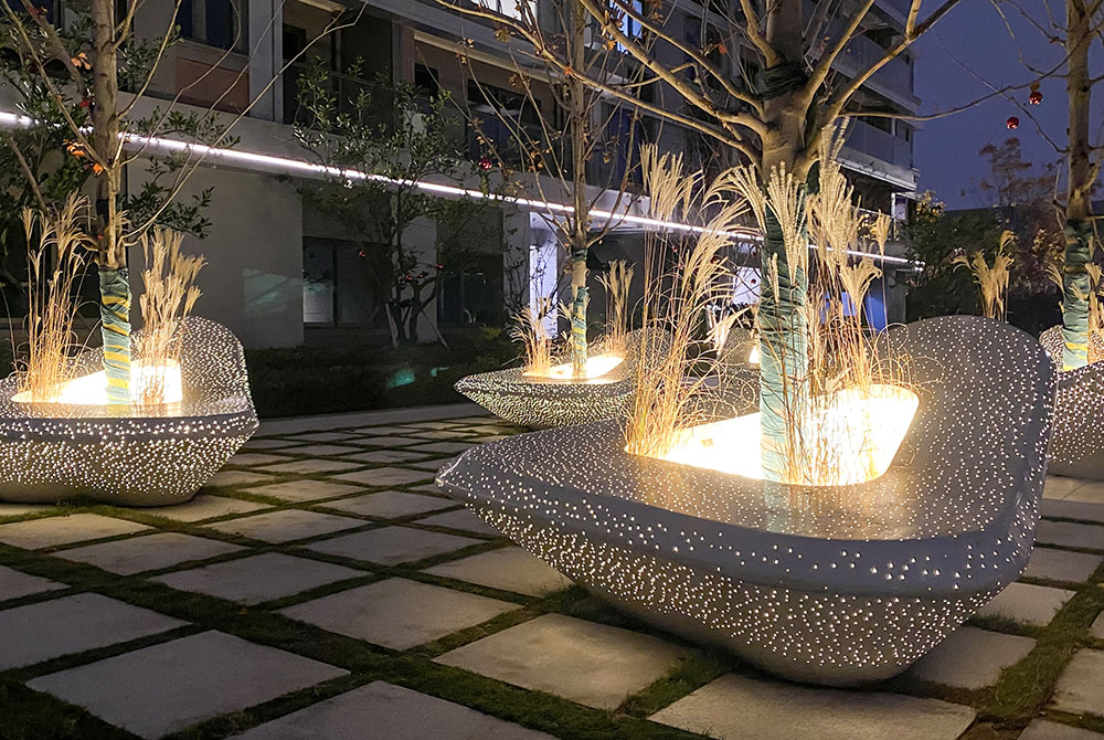 杭州透光混凝土藝術(shù)樹池